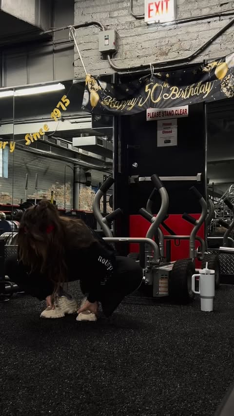 Instagram post by @monicaagranda for Gymreapers. Caption reads: One of my PR songs, I’m willing to share some, I....