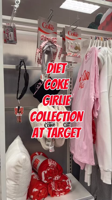 Instagram post by @targetpursuit for Diet Coke. Caption reads: Follow + comment DIET COKE ♥️ How fun is this....