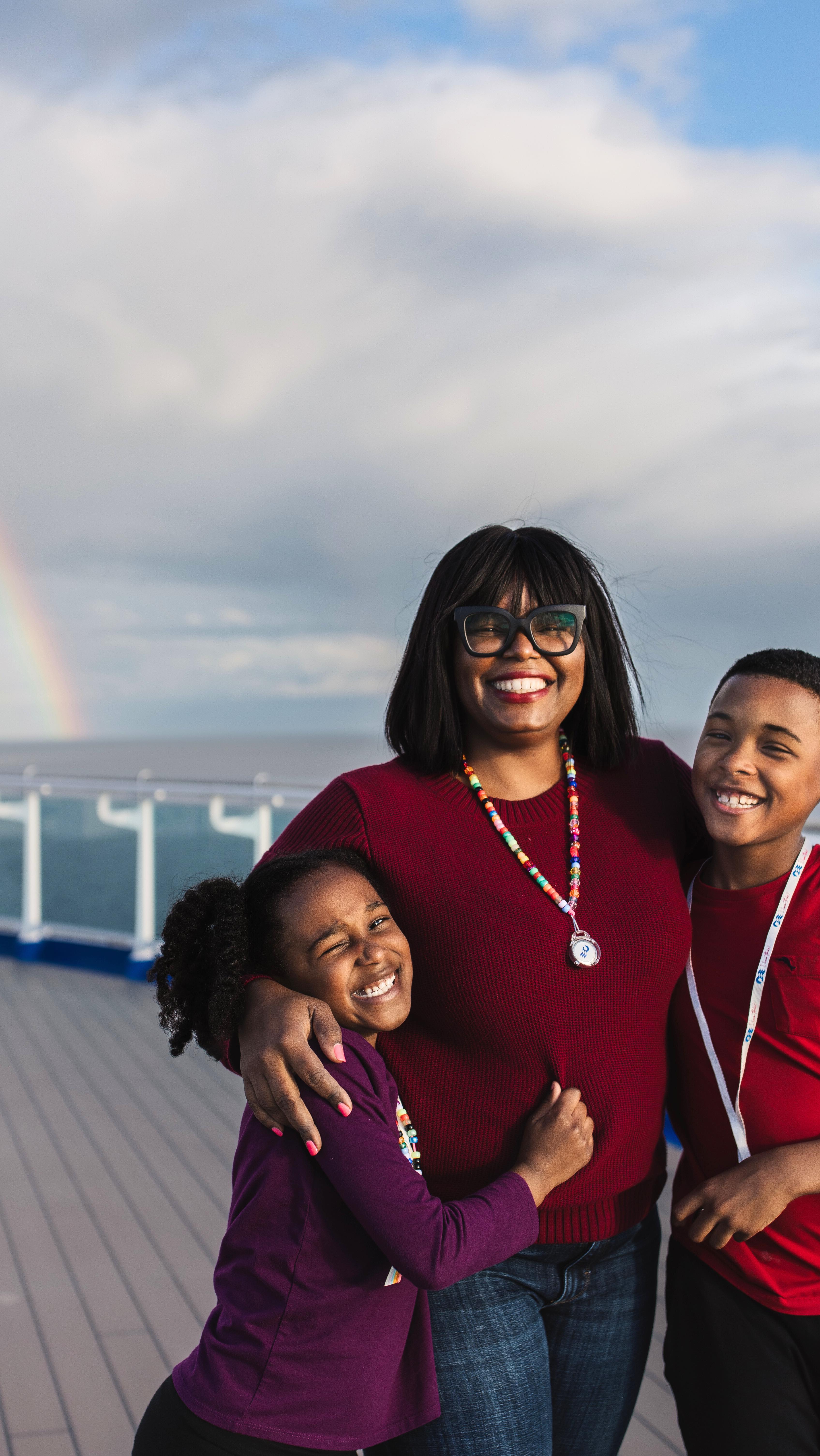 Instagram post by @thewanderlustmomma for Princess Cruises. Caption reads: After an incredible adventure aboard the Discovery....