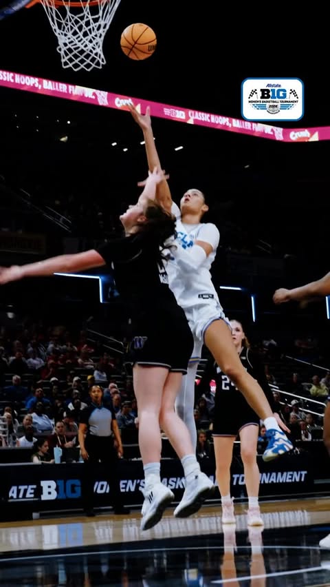 Instagram post by @bigtennetwork for Allstate. Caption reads: [...] quarterfinals win over Washington 🙌....