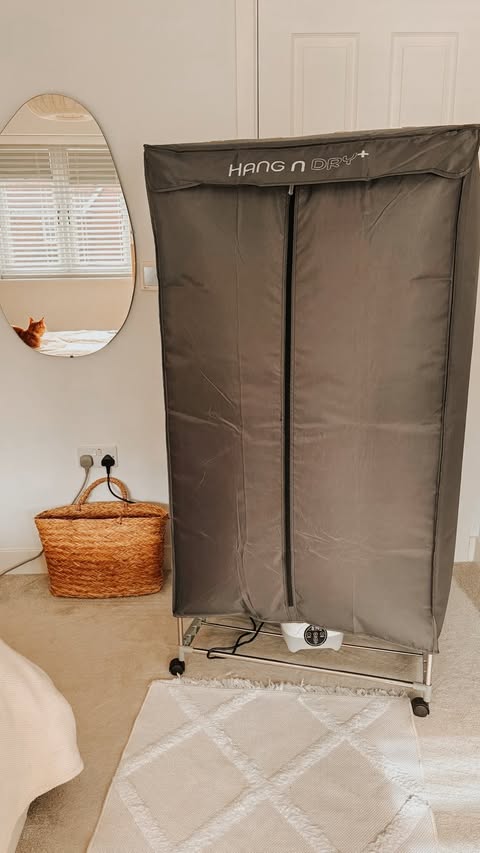 Instagram post by @our_british_home for Wowcher. Caption reads: [...] Clothes Dryer – 15kg Capacity – from....