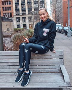 Instagram post by @iamvivientatham for Terez. Caption reads: As you guys know I am trying to start the year off....