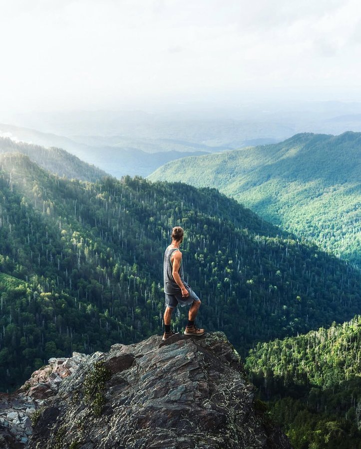Instagram post by @j_kreiss for Southern Living. Caption reads: In my element
-
-
-

#themountainsarecalling....