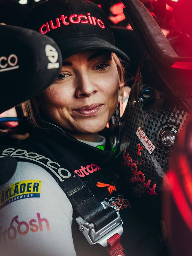 Instagram post by @heddahosaas for Blåkläder. Caption reads: Shakedown done in Ha’il 🇸🇦 Prologue tomorrow -....