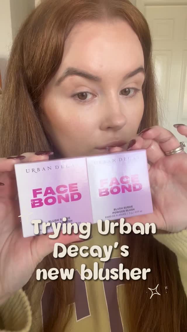 Instagram post by @elliemrrx for WPP. Caption reads: ad | testing out the new @urbandecayuki face bond....