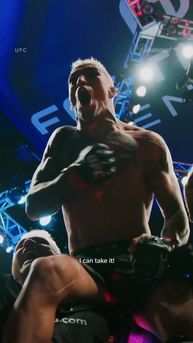 Instagram post by @ufconparamount for UFC. Caption reads: [...] raised him. The world knows his name.....