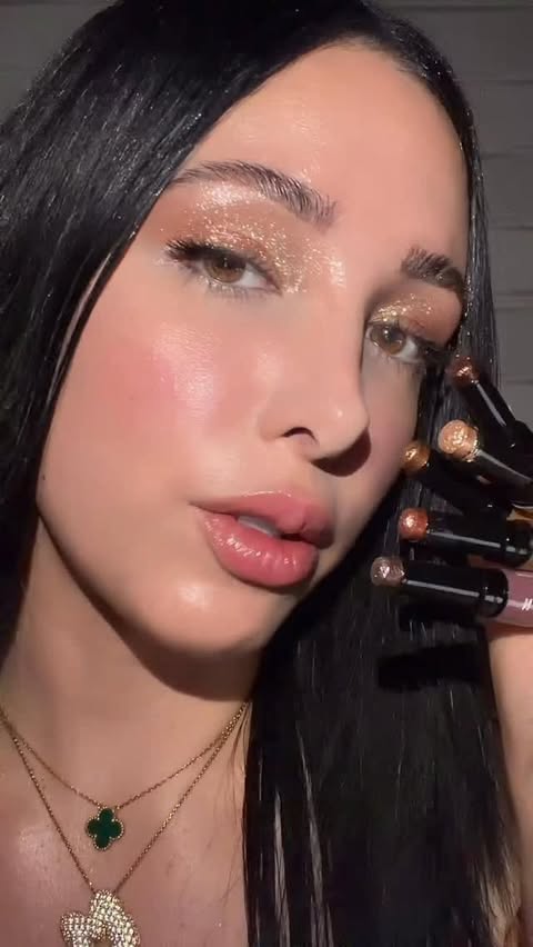 Instagram post by @mariale for Bobbi Brown Cosmetics. Caption reads: the way these shadow sticks sparkle when they....