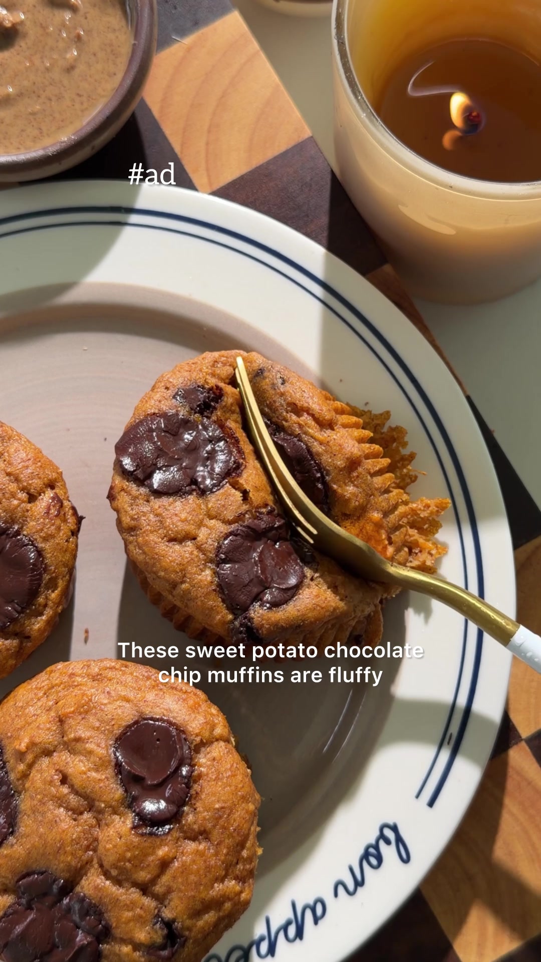 TikTok post by @avocado_skillet for LTK. Caption reads: #ad I love to bake with greek yogurt as it adds....