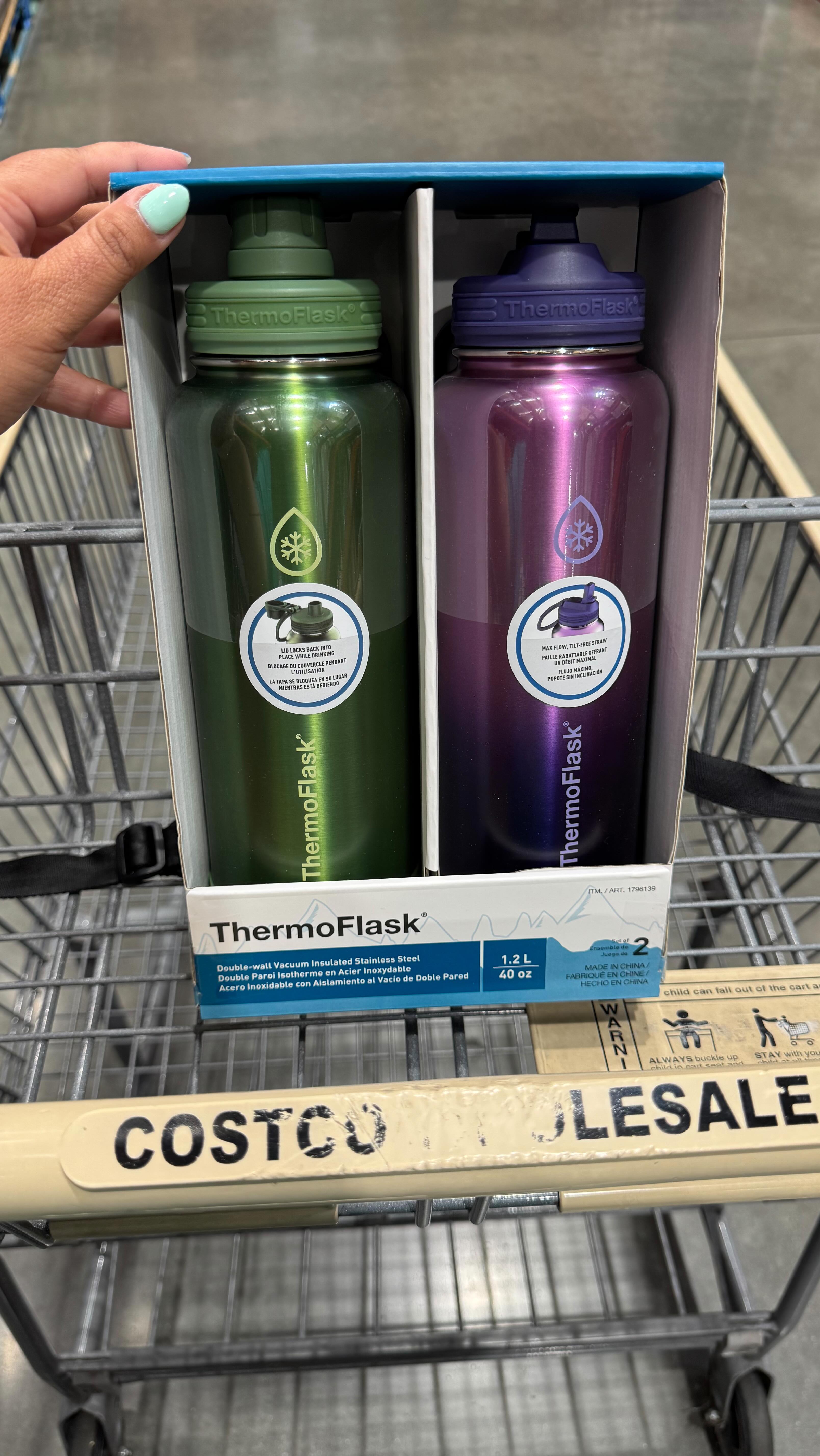 Instagram post by @mamachitchat for ThermoFlask. Caption reads: [...] it forward by gifting a @thermoflaskusa....