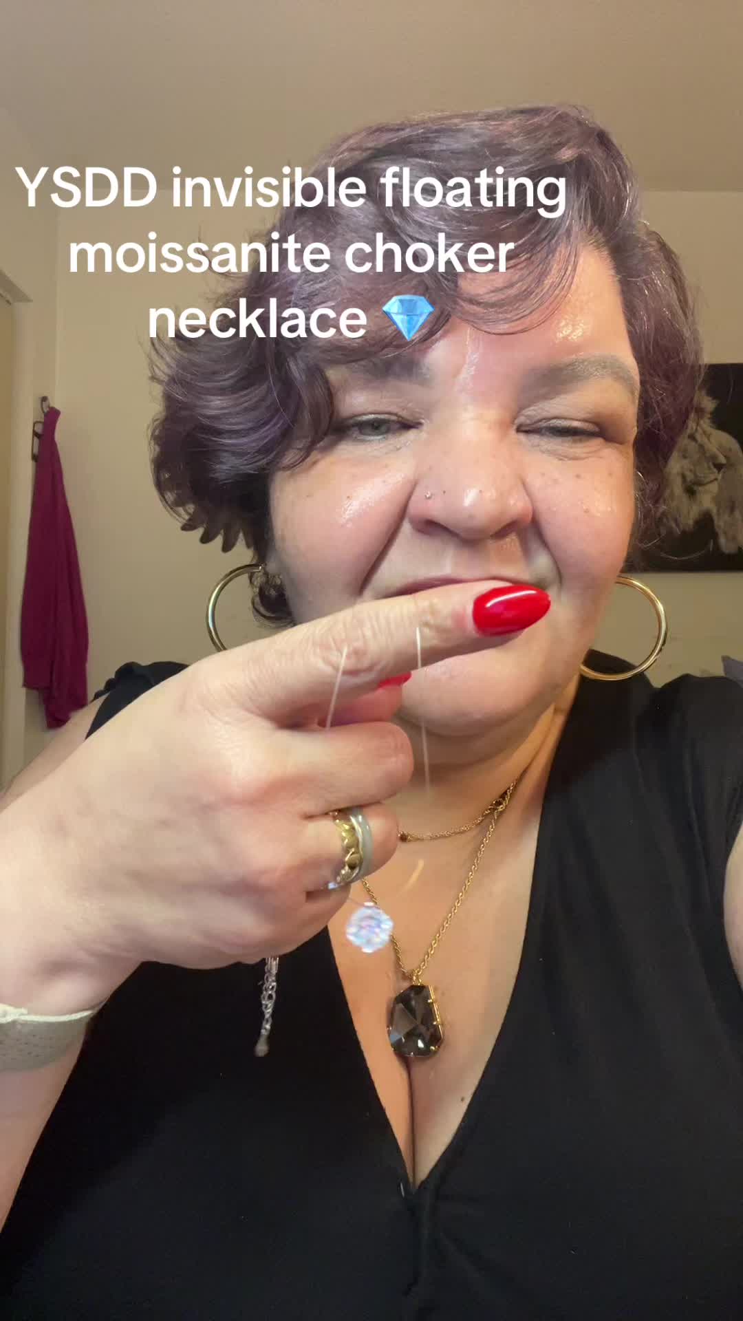 TikTok post by @laurieverse8 for YSDD Jewelry. Caption reads: [...] so much 😍 it’s linked in the cart @YSDD....