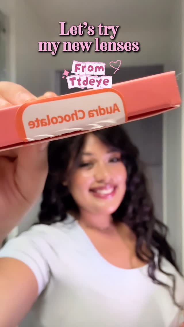 Instagram post by @hiba.boukh for TTDeye. Caption reads: Since a lot of you ask me where I get my lenses....