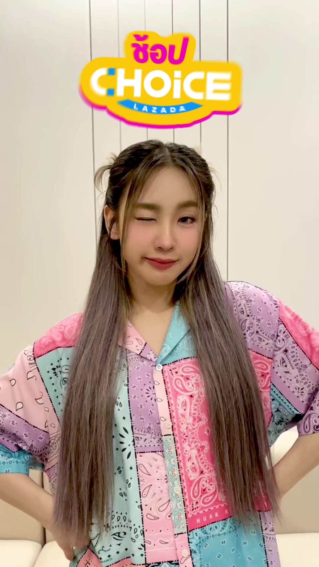 TikTok post by @fbananai for LAZADA.co.th. Caption reads: This time i want to … ช้อป Choice ที่ Lazada....