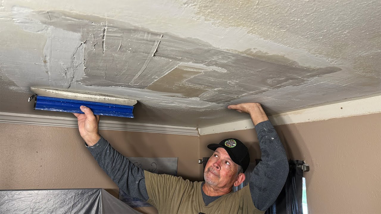 YouTube post by @StudPack for LMNT. Caption reads: Repairing IMPOSSIBLE Drywall Patches...Remodel....