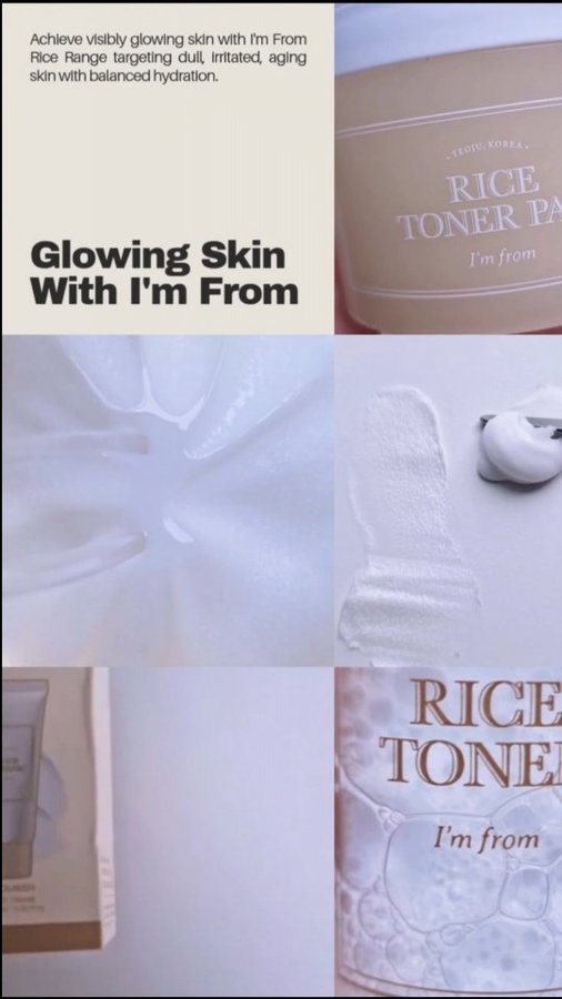 Instagram post by @kellysbeautyreviews for I'm from. Caption reads: [...] dewy, glowing skin. Have you tried the....