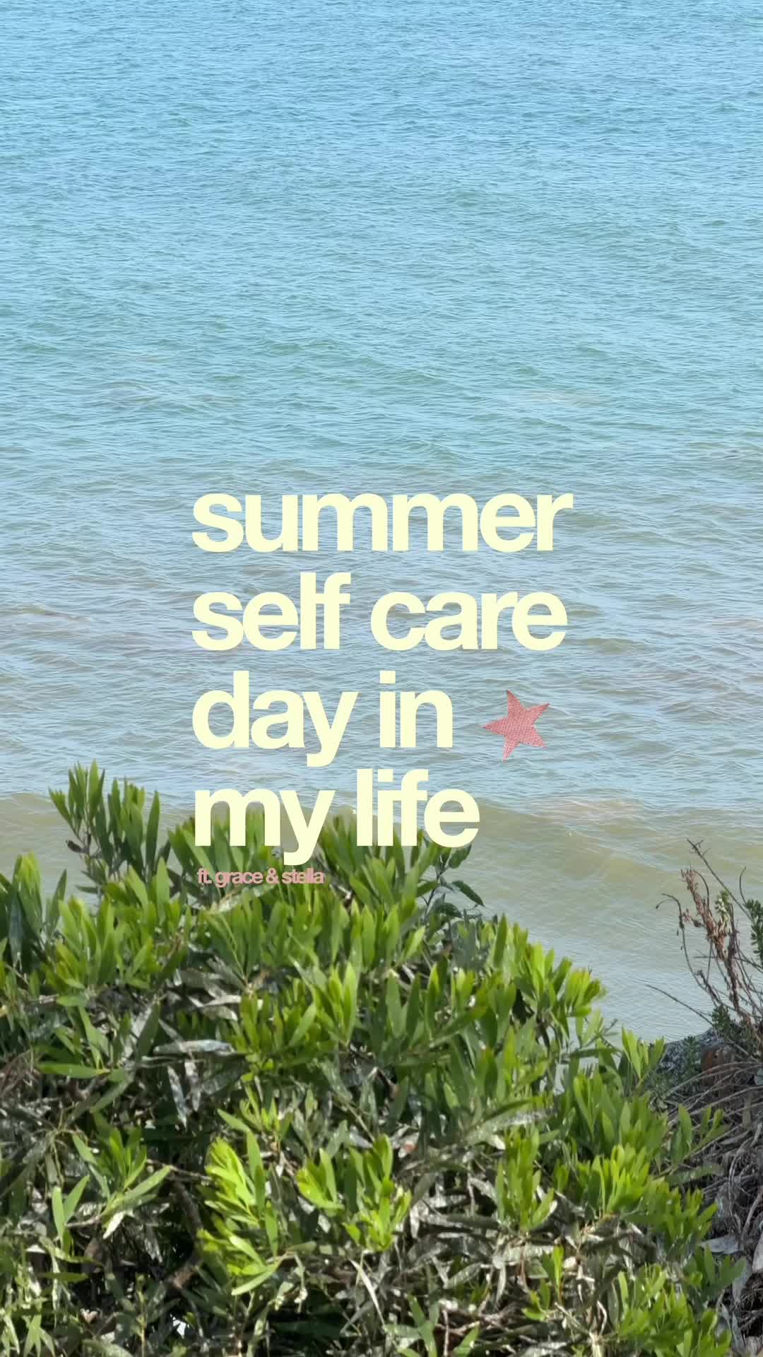 TikTok post by @mckennasalazar for Grace and Stella Russia. Caption reads: how i spend a summer self care day ft. my @grace....