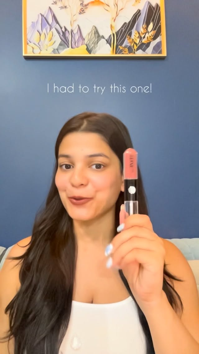 Instagram post by @gunjitaaa for Staze Beauty. Caption reads: Ever heard of a gloss that does not....