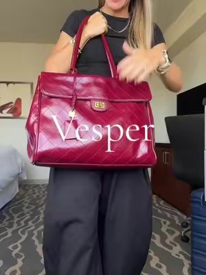 TikTok post by @amy_engels.picks for Newbella Fashion. Caption reads: Fit everything and stay organized for work and....
