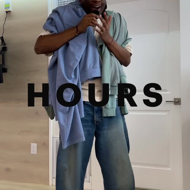 Instagram post by @jonthrifts for Hours. Caption reads: Summer Essentials | @hours 

Here are some of my....