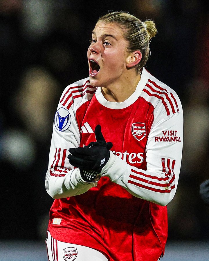 Instagram post by @brwsports for Bleacher Report. Caption reads: Arsenal come back to beat Real Madrid 2-1 in the....