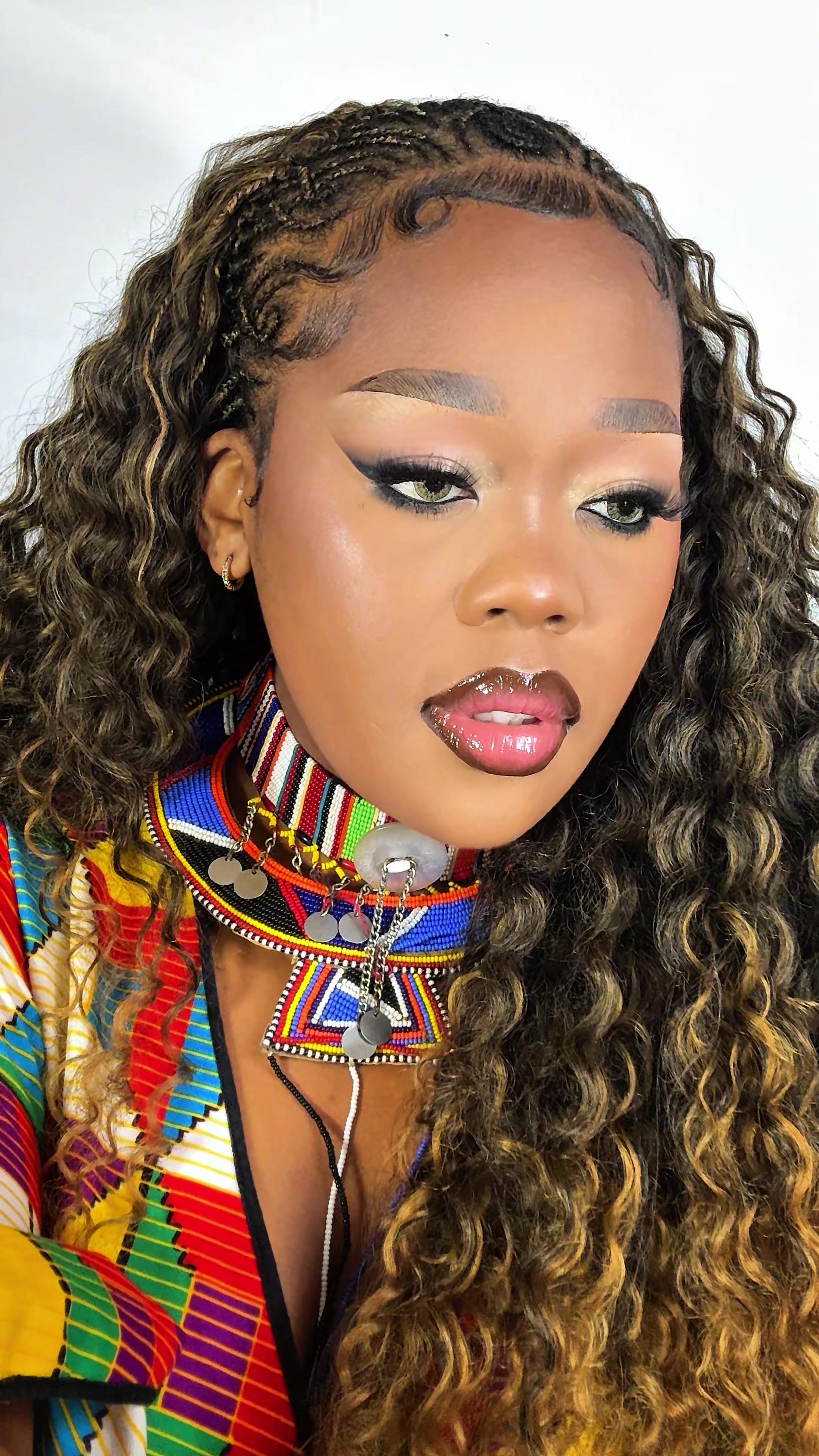 TikTok post by @colourme__sim for PEP Malawi. Caption reads: THAT’S MY GIRL 💋 | Affordable Base Edition with....