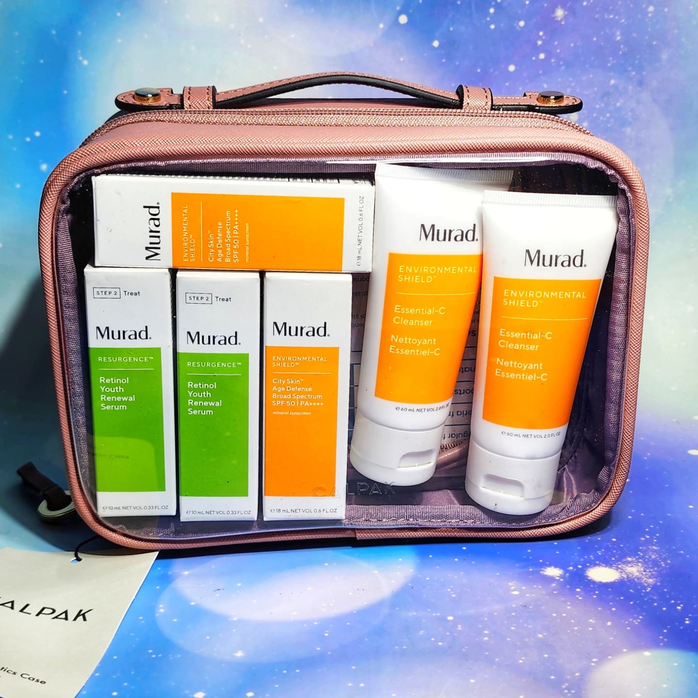 Instagram post by @alena07112 for Murad Skincare. Caption reads: It's time for vacation mode with @murad and....
