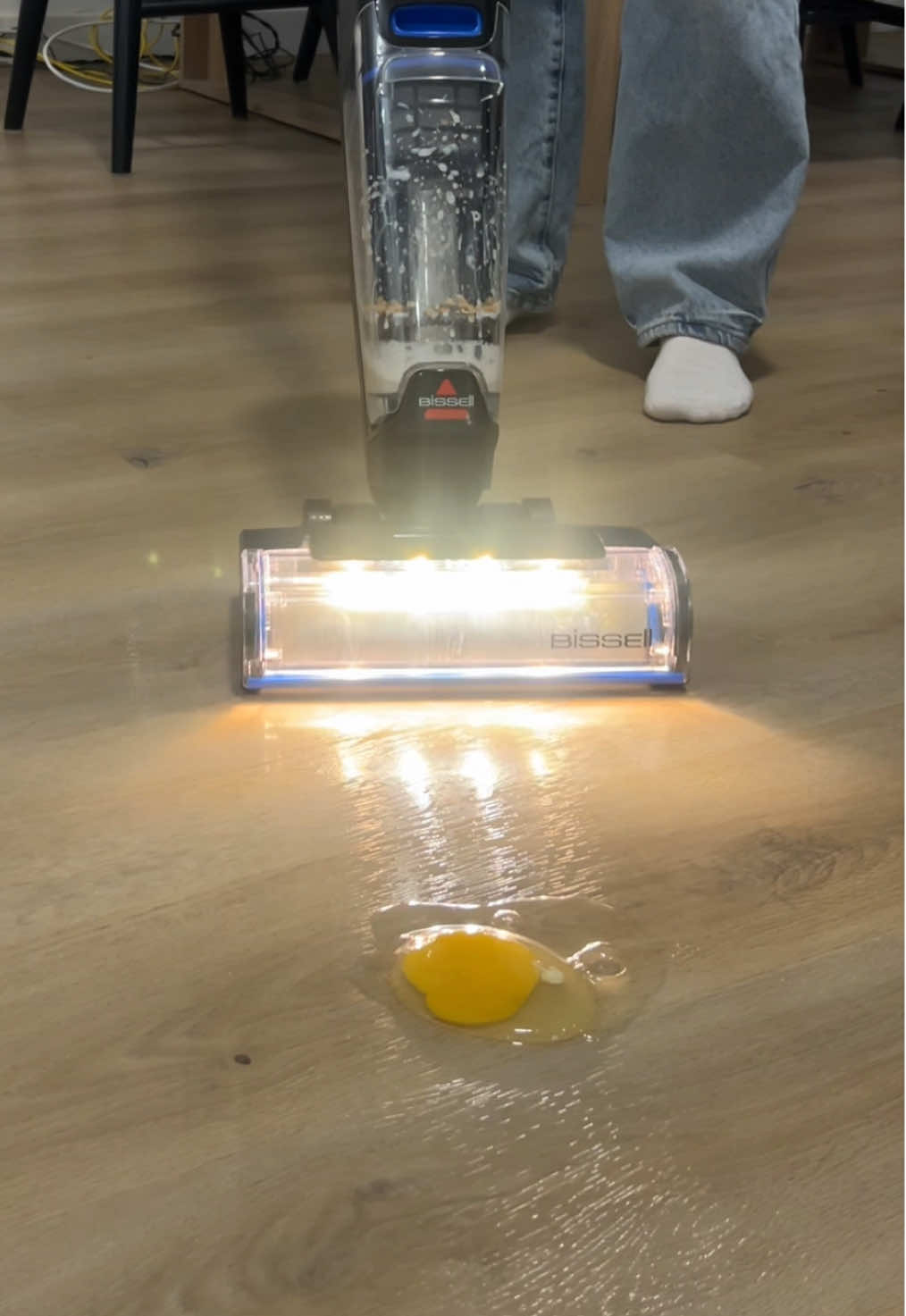 TikTok post by @_toribaker for QVC. Caption reads: [...] #cleaningtiktok #cleaningvideo  @QVC, Inc....