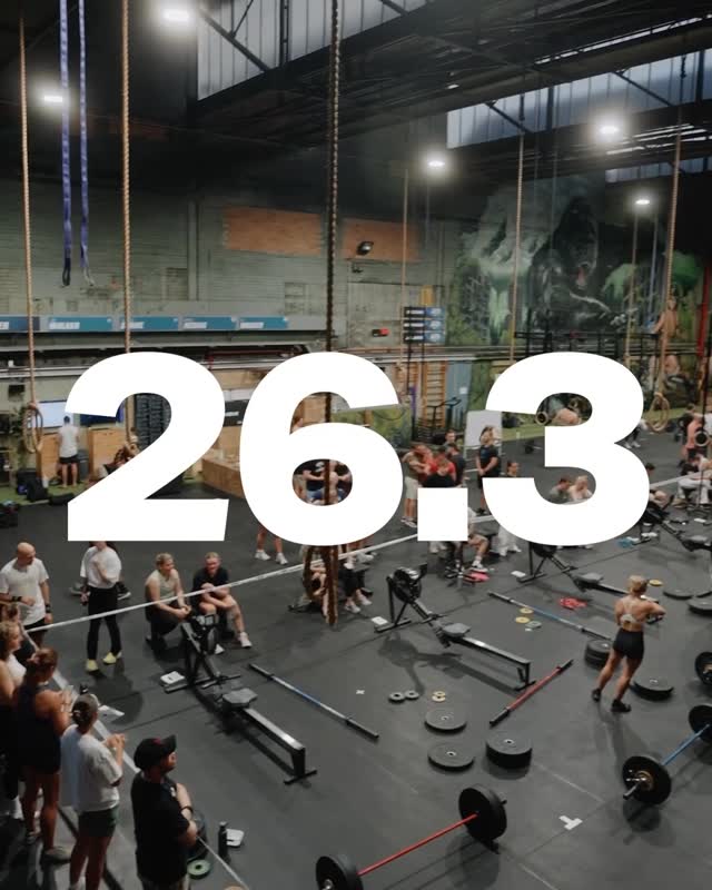 Instagram post by @wodapalooza for CrossFit. Caption reads: The 2026 CrossFit Open, presented by Air National....