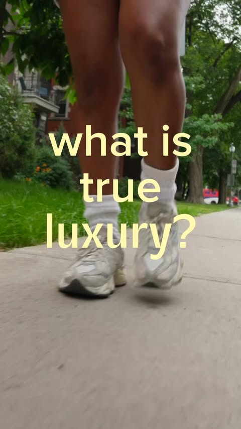 Instagram post by @aichadrame for Porsche. Caption reads: What is true luxury? @porschecanada #porschemoment....