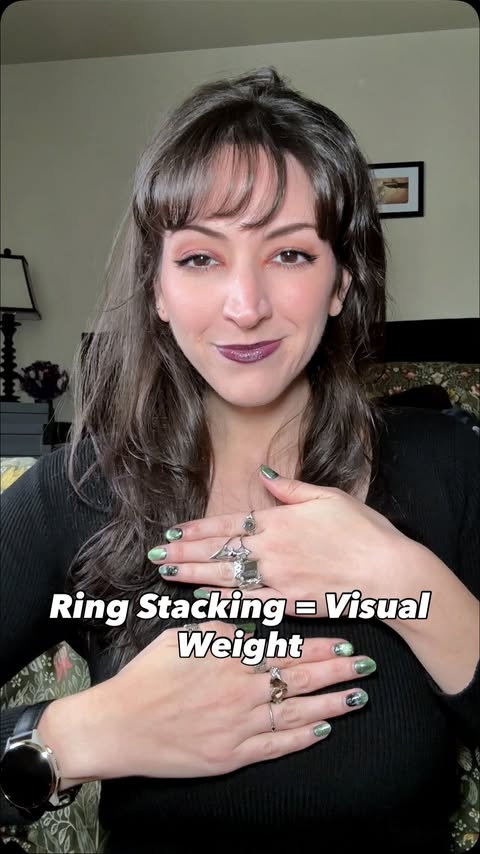 Instagram post by @rewirediaries for Hard Jewelry. Caption reads: [...] on my jewelry. Highlighted rings from....