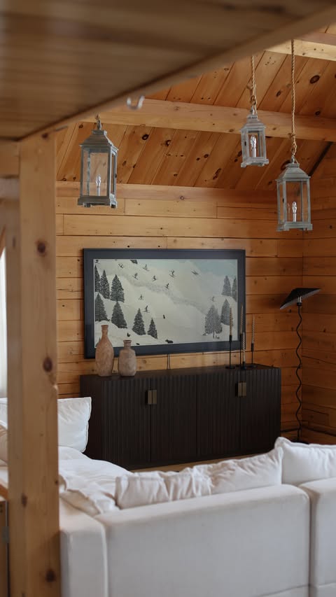 Instagram post by @ashleywalseman for Castlery. Caption reads: [...] our space one piece at a time with....