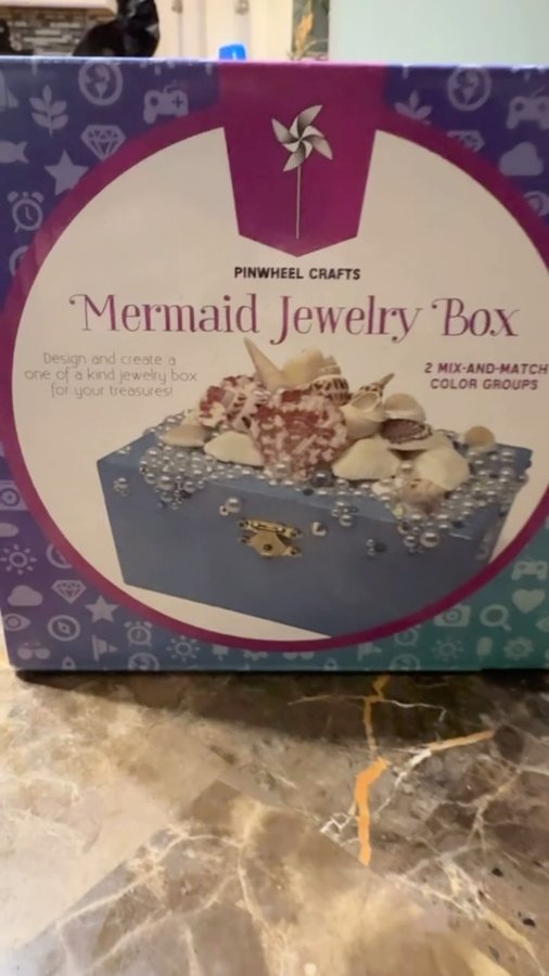 Instagram post by @nataliebeeboss for Pinwheel Crafts. Caption reads: Nova had a blast doing her @pinwheel.crafts....