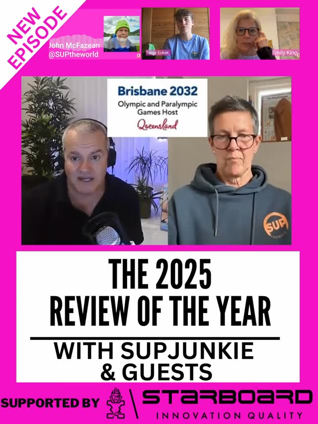 Instagram post by @supjunkie.uk for Starboard. Caption reads: [...] Thanks as ever to our season sponsors....