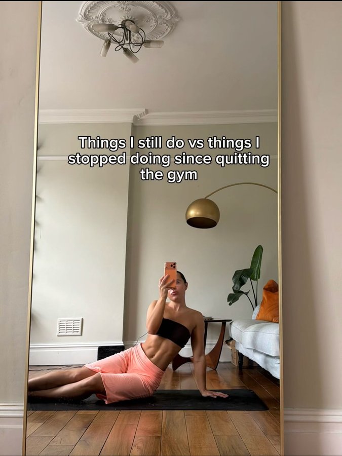 Instagram post by @zoeantonia__ for Free Soul. Caption reads: One year ago I quit the gym ...

and the most....