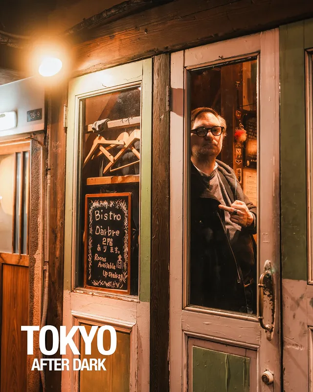 Instagram post by @asteryx for PolarPro. Caption reads: Tokyo After Dark. 🌃🥷 part 2. @polarpro gold....