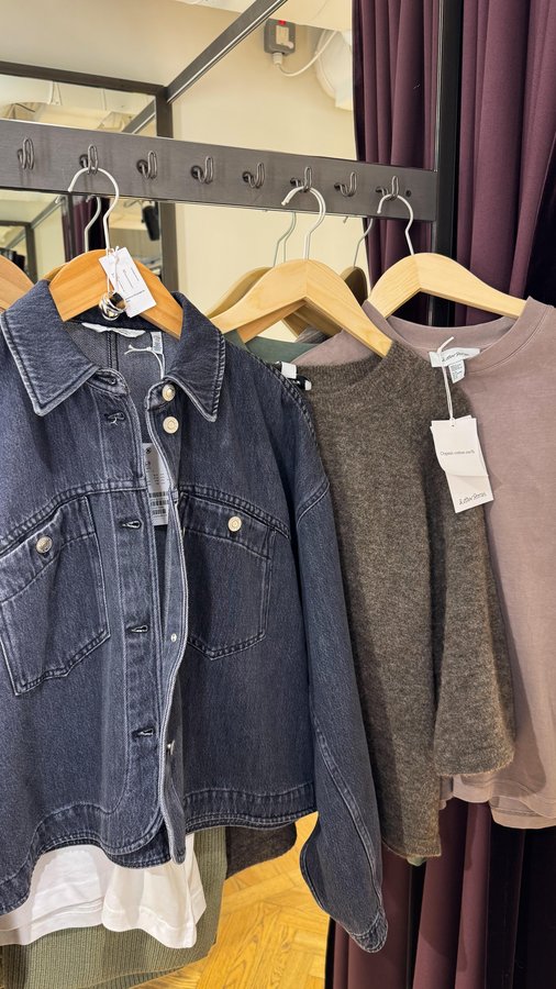 Instagram post by @aimeejohnson for & Other Stories. Caption reads: Everything I tried on in store @andotherstories....