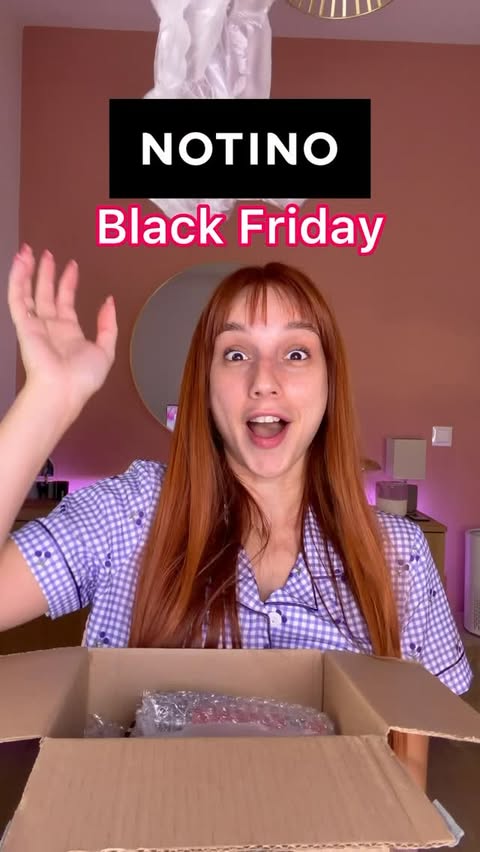 Instagram post by @mariannagrfld for Notino Greece. Caption reads: Black Friday και το καλοκαίρι έχει μόνο το....