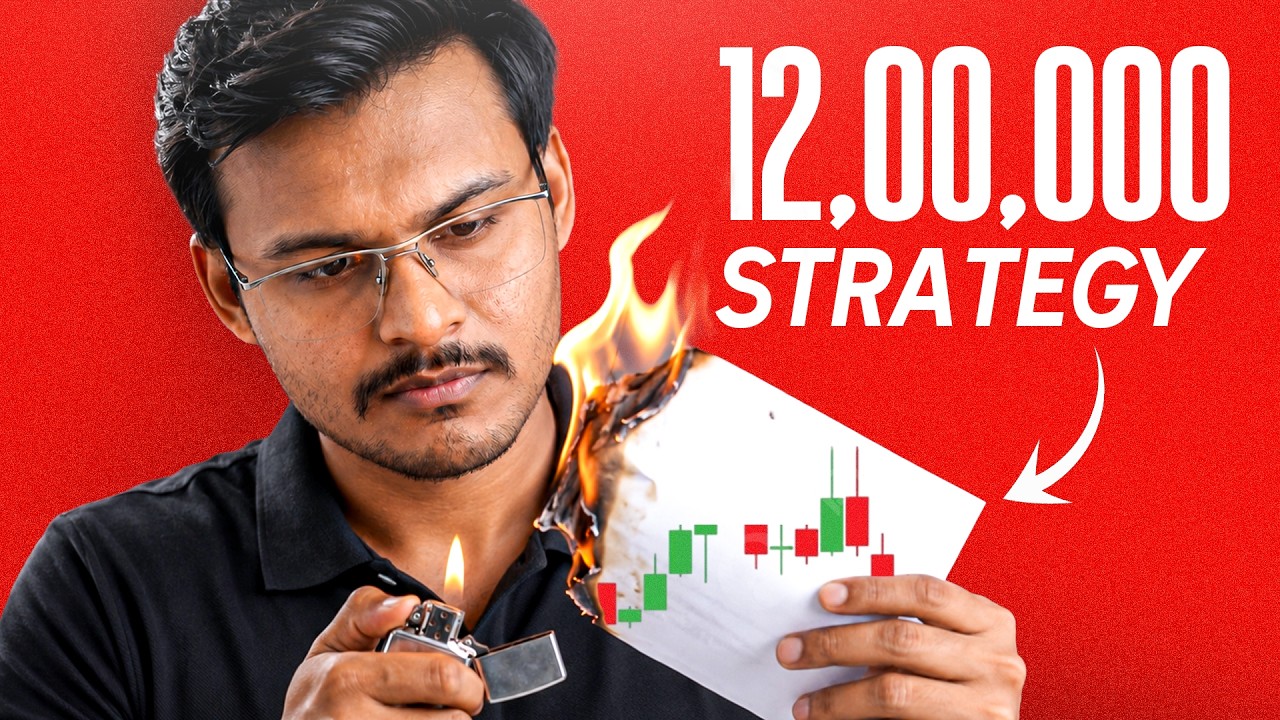 YouTube post by @tradingwithsidhant for CoinSwitch. Caption reads: I Stopped Trading My ₹12 Lakh Strategy: Here’s Why.