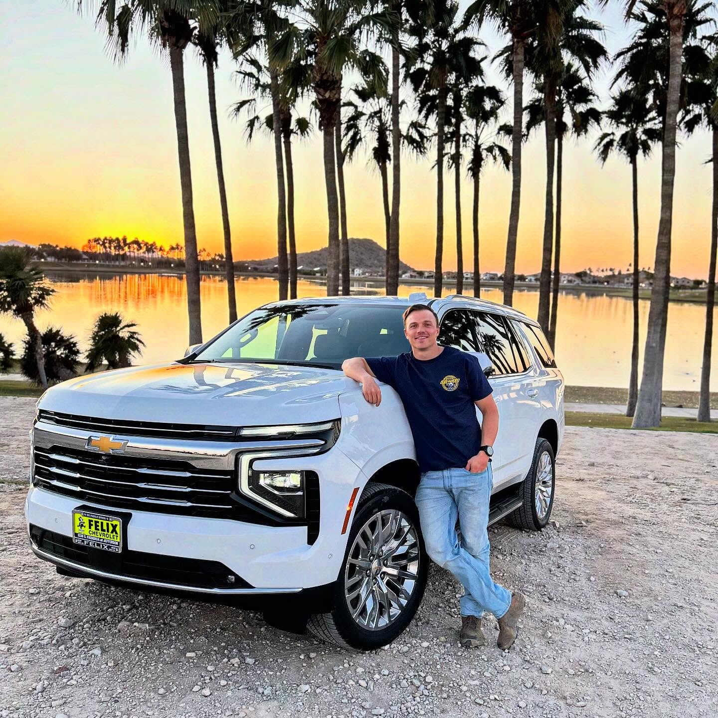 Instagram post by @acad_8 for chevrolet. Caption reads: [...] Grateful to be able to upgrade to this....