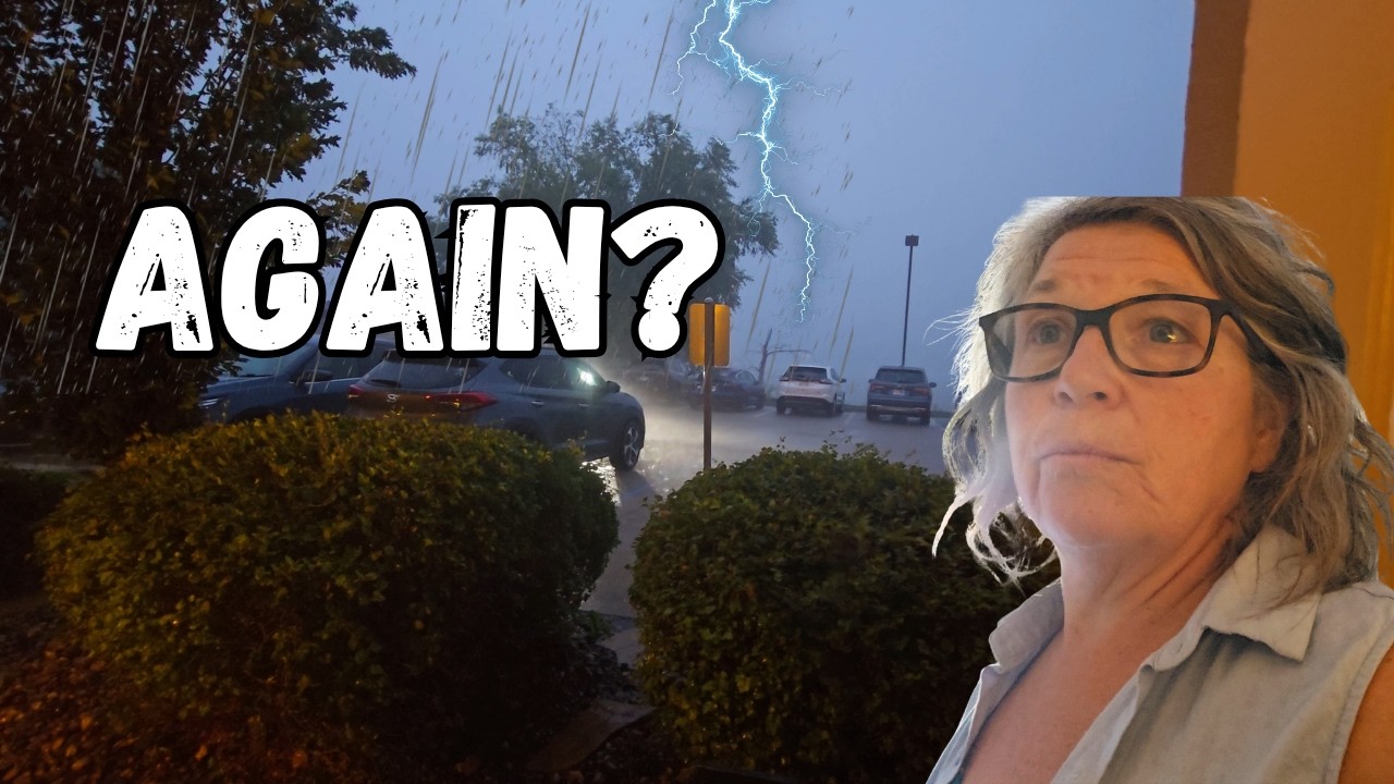 YouTube post by @CarolynsRVLife for Envato Elements. Caption reads: It's Too Hot to Live in My RV.