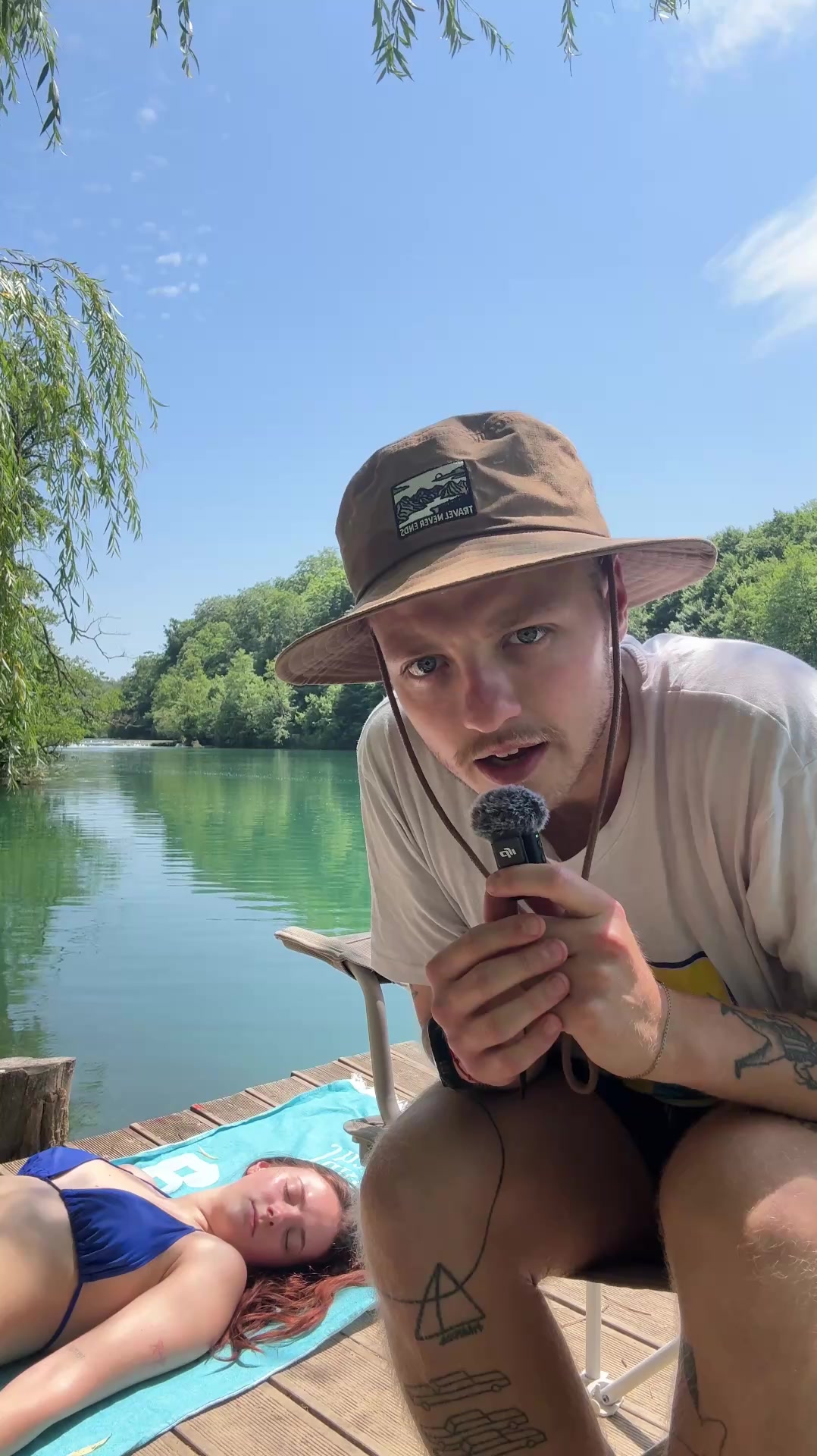 TikTok post by @reskowatz for La Roche-Posay. Caption reads: Ocjenite moju tajnu skin ker rutinu samo nemojte....