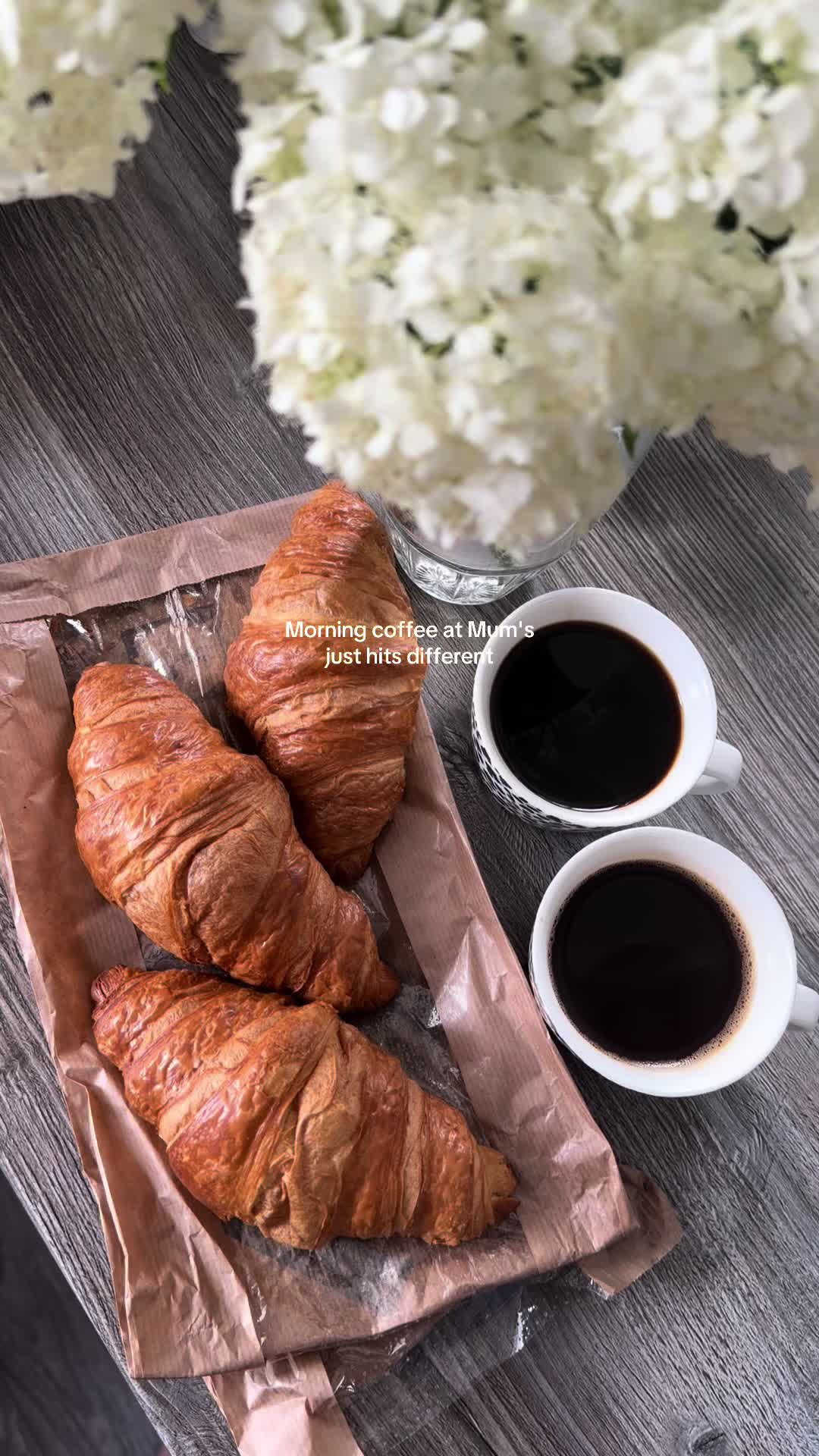 TikTok post by @anastasia001z for Grind. Caption reads: A slow start, a good catch-up, and a @Grind coffee....