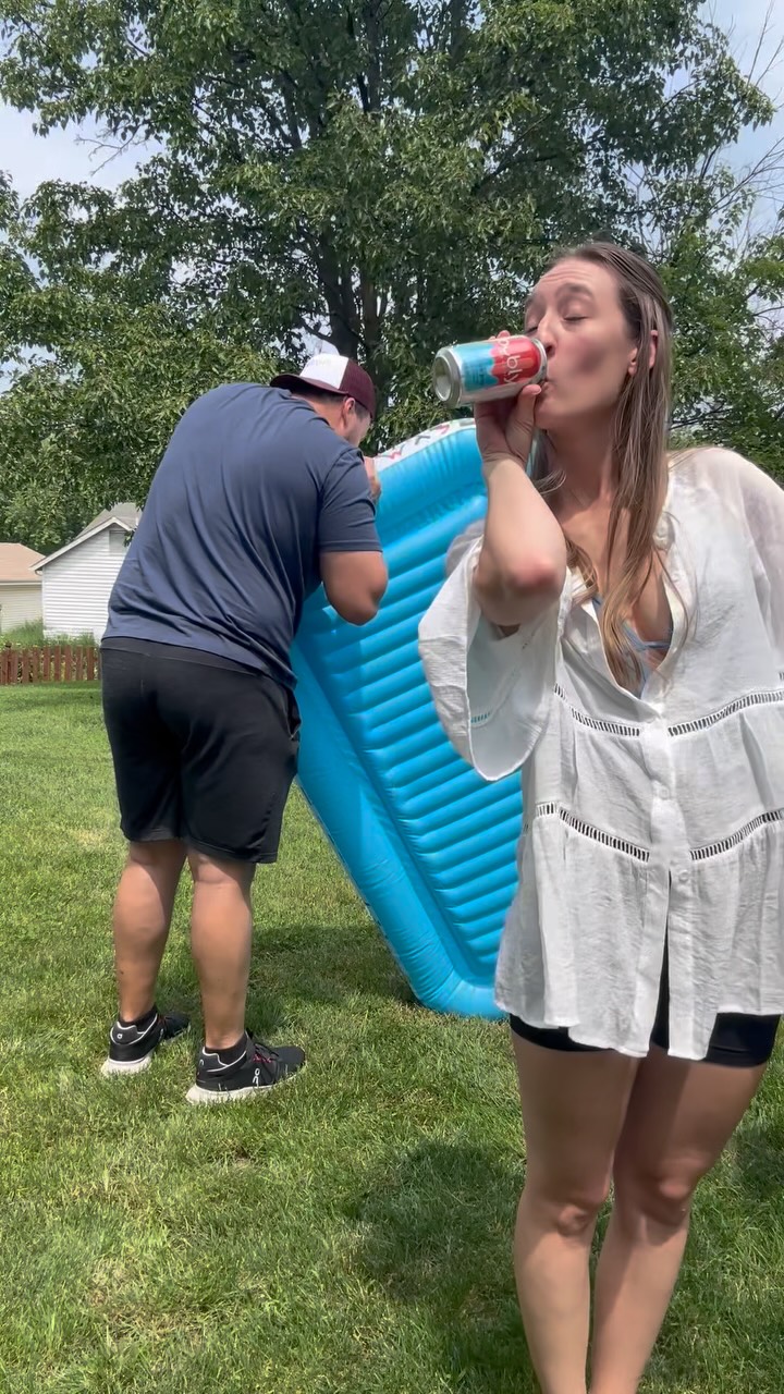 Instagram post by @meaghanranee for bubly. Caption reads: Is it just me or do these “easy” summer activities....