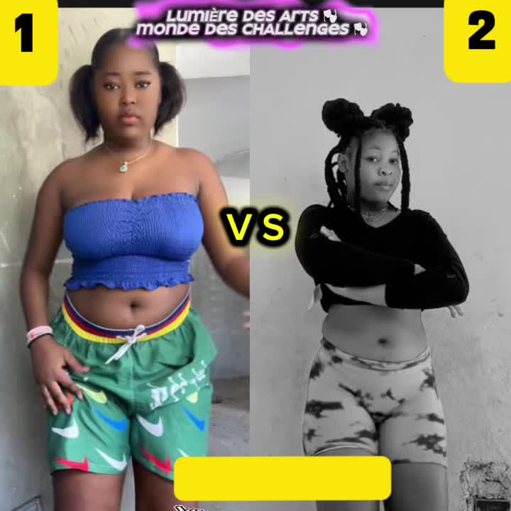 TikTok post by @lumiere_des_arts for Salon Line. Caption reads: @salonlinebrasil #RotinaDeXêrosa #1Vs2Challenge🔥 ....