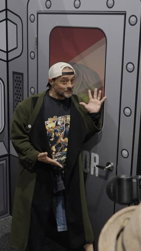 Instagram post by @thatkevinsmith for Funko. Caption reads: To kick off my @comic_con, @funko let me visit the....
