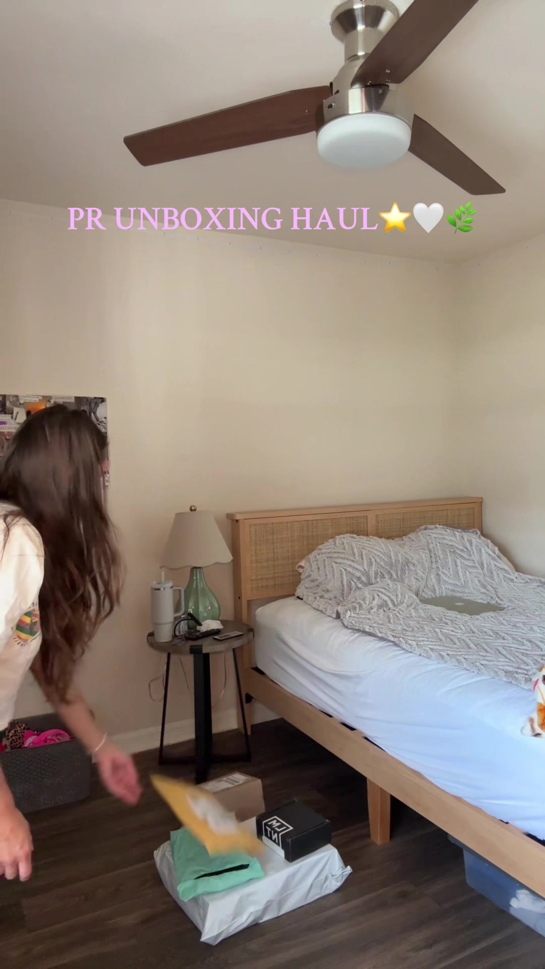 TikTok post by @karlieklopp for Colorfulkoala. Caption reads: [...] @Garnier USA @Living Proof, Inc.....