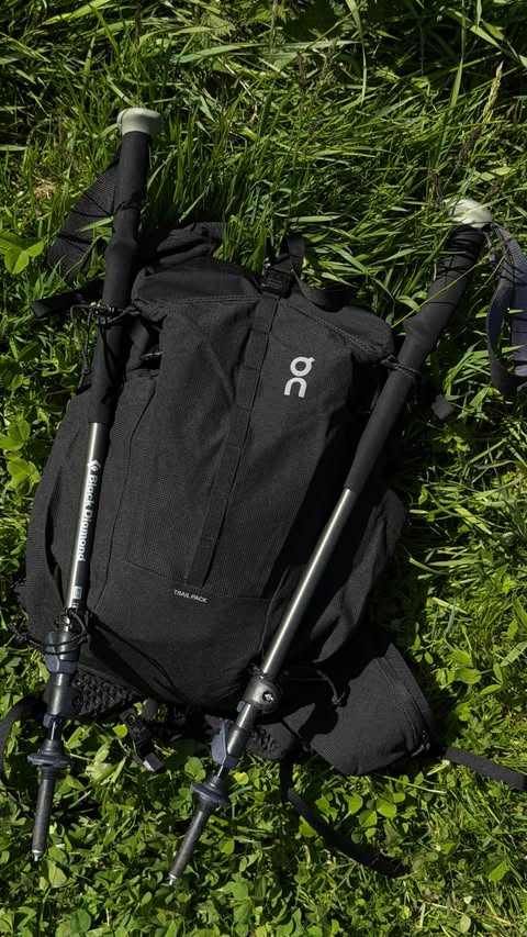 Instagram post by @elleangelina.outdoors for On. Caption reads: [...] around the Lake District testing out the @on....
