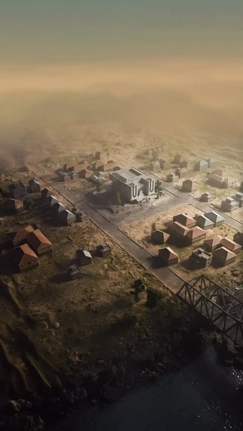 Instagram post by @sebastianjern for PUBG MOBILE. Caption reads: [...] set recreation of the new map in @pubgmobile....
