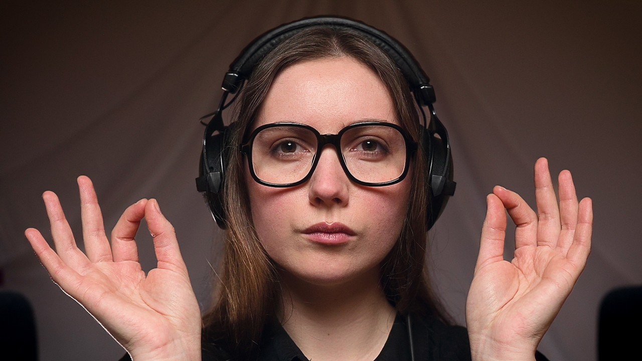 YouTube post by @BehindTheMoons for Lingopie. Caption reads: ASMR in French - Outstanding Hearing Test....