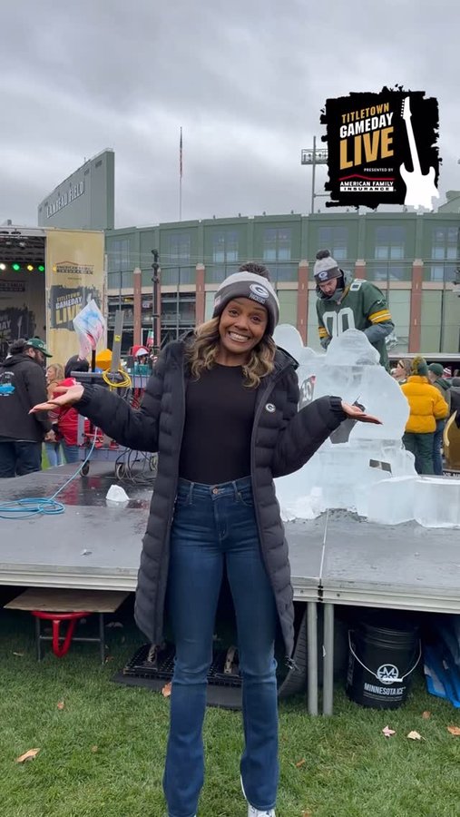 Instagram post by @melaniericks for American Family Insurance. Caption reads: Weird… The wind just always takes us through....