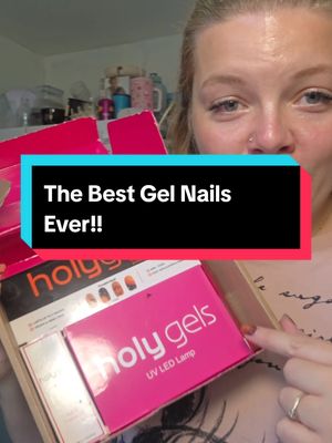 TikTok post by @samiihorne for Holy Gels. Caption reads: I Would Never Go To A Salon Again! @Holy Gels....